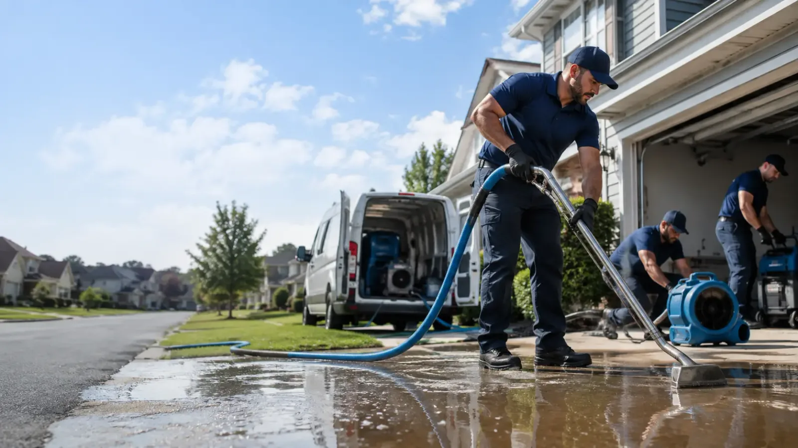 Flood Damage Restoration in Brice, OH